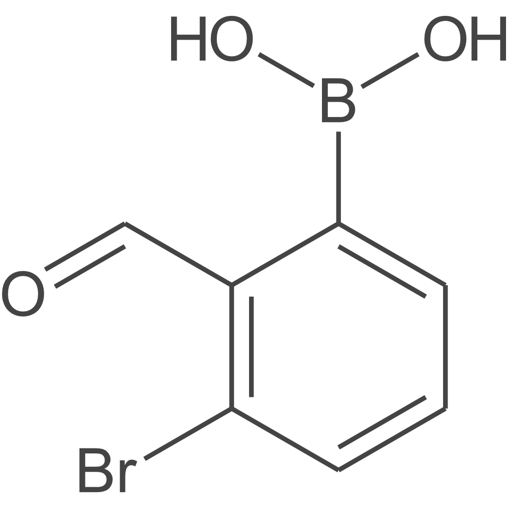 3-溴-2-甲酰基苯基硼酸