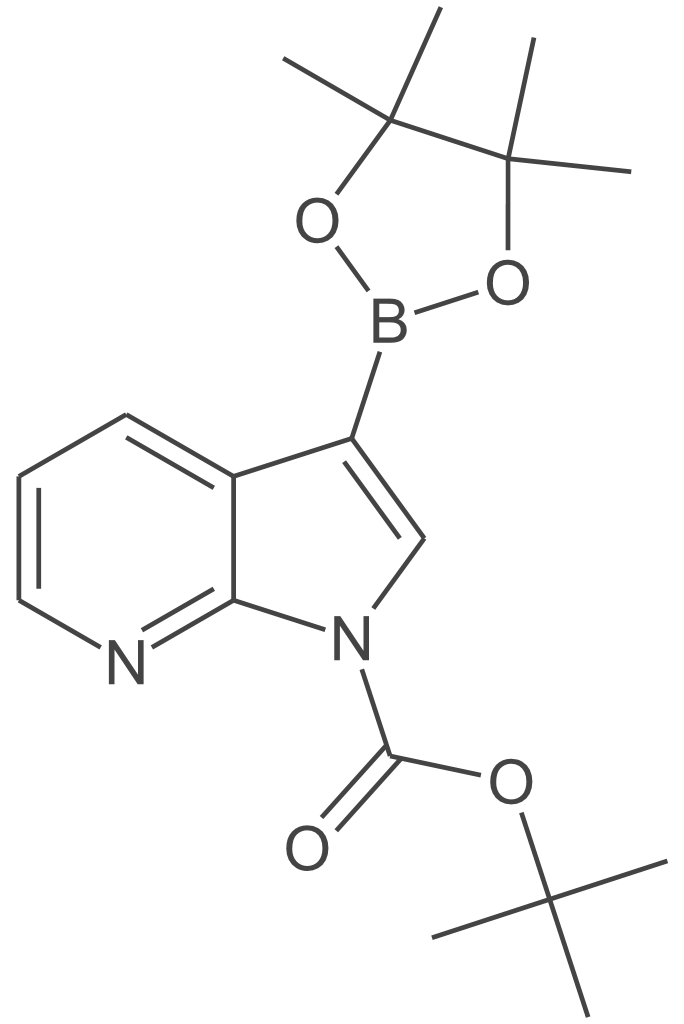 1-Boc-7-氮杂吲哚-3-硼酸频哪醇酯