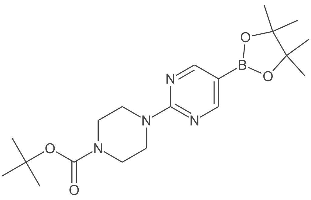 2-[4-(N-Boc)哌嗪-1-基]嘧啶-5-硼酸频哪醇酯