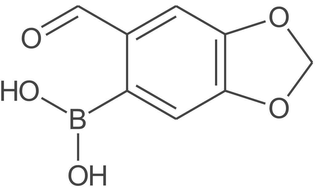 (6-甲酰基苯并[d][1,3]二氧杂环戊烯-5-基)硼酸