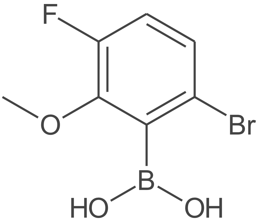 6-溴-3-氟-2-甲氧基苯硼酸