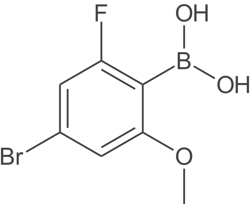 4-溴-2-氟-6-甲氧基苯硼酸
