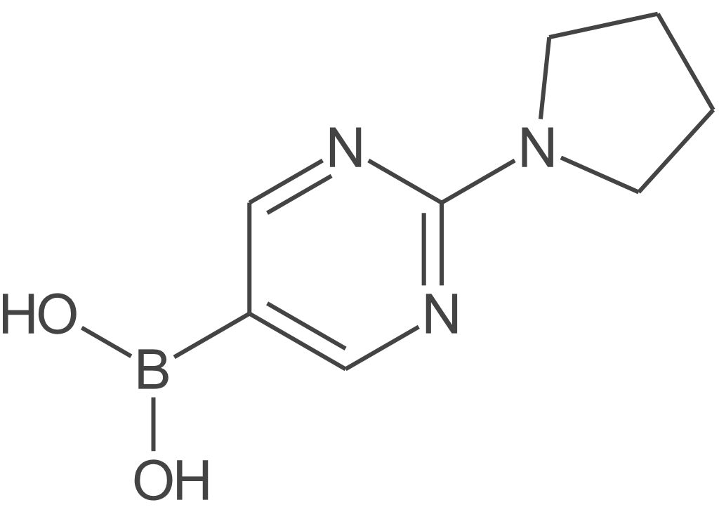 (2-(吡咯啉-1-基)嘧啶-5-基)硼酸