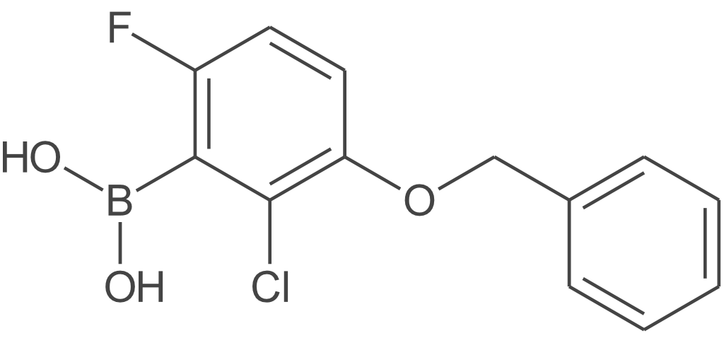3-苄氧基-2-氯-6-氟苯基硼酸
