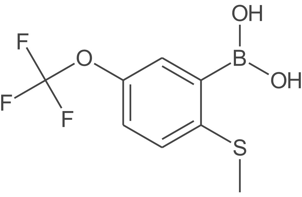 (2-(甲硫基)-5-(三氟甲氧基)苯基)硼酸