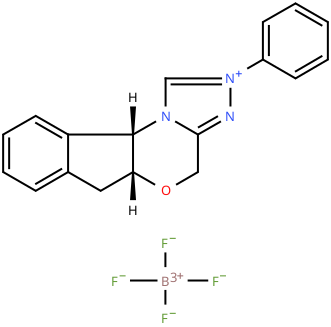 (5aR,10bS)-2-苯基-5a,10b二氢-4H,6H-茚并[2,1-b][1,2,4]三唑并[4,3-d][1,4]噁嗪2-鎓四氟硼酸盐