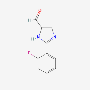 2-(2-氟苯基)-1H-咪唑-5-甲醛