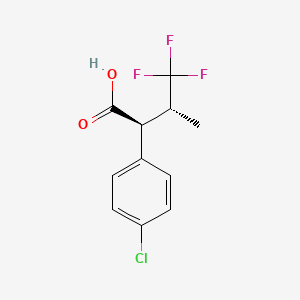 (2S,3R)-2-(4-氯苯基)-4,4,4-三氟-3-甲基丁酸