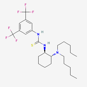 1-(3,5-双(三氟甲基)苯基)-3-((1R,2R)-2-(二戊基氨基)环己基)硫脲