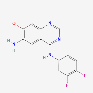N4-(3,4-二氟苯基)-7-甲氧基喹唑啉-4,6-二胺（达克替尼杂质）