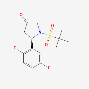 (R)-1-(叔丁基磺酰基)-5-(2,5-二氟苯基)吡咯烷-3-酮