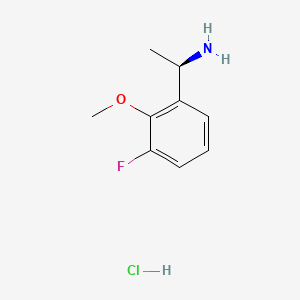 (1R)-1-(3-氟-2-甲氧苯基)乙胺;盐酸