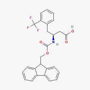 Fmoc-(S)-3-氨基-4-(2-三氟甲基苯基)-丁酸