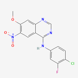 N-(4-氯-3-氟苯基)-7-甲氧基-6-硝基喹唑啉-4-胺（达克替尼杂质）