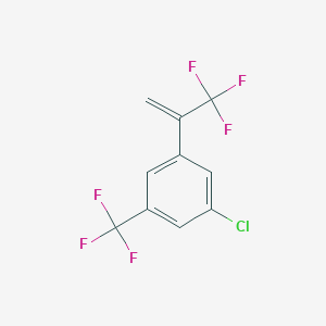 1-氯-3-(三氟甲基)-5-(3,3,3-三氟丙-1-烯-2-基)苯