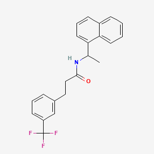 (S)-N-(1-(萘-1-基)乙基)-3-(3-(三氟甲基)苯基)丙酰胺