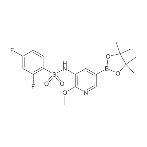 2,4-二氟-N-[2-(甲氧基)-5-(4,4,5,5-四甲基-1,3,2-二氧杂硼烷-2-基)-3-吡啶基]苯磺酰胺