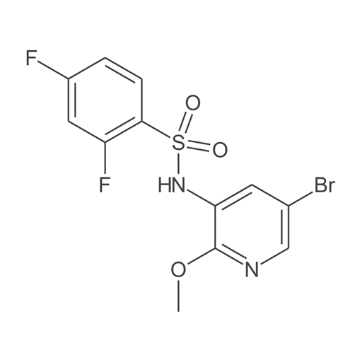 N-(5-溴-2-甲氧基吡啶-3-基)-2,4-二氟苯磺酰胺