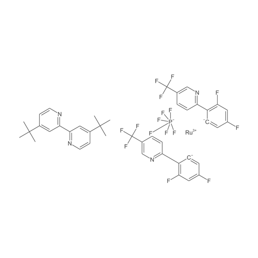 二[2-(2,4-二氟苯基)-5-三氟甲基吡啶][2-2'-联吡啶]铱二(六氟磷酸)盐
