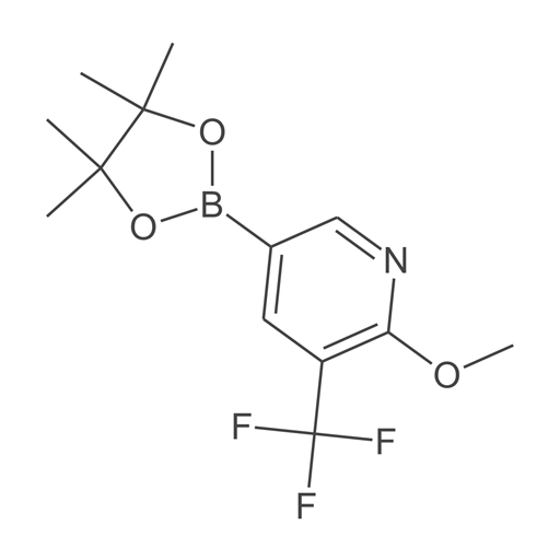 2-甲氧基-5-(4,4,5,5-四甲基-1,3,2-二氧杂硼烷-2-基)-3-(三氟甲基)吡啶