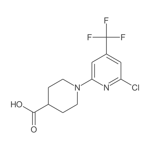 1-(6-氯-4-(三氟甲基)吡啶-2-基)哌啶-4-羧酸