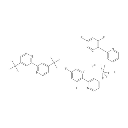 [2,2'-联(4-叔丁基吡啶)]双[2-(2,4-二氟苯基)吡啶]铱(III) 六氟磷酸盐