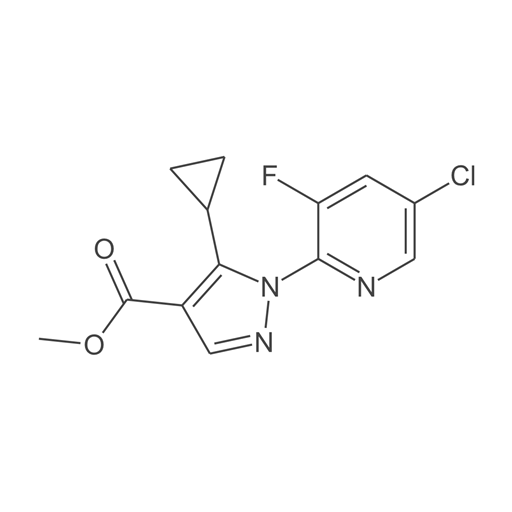 1-(5-氯-3-氟吡啶-2-基)-5-环丙基吡唑-4-羧酸甲酯