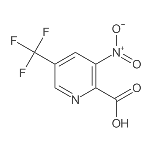 3-硝基-5-(三氟甲基)吡啶甲酸