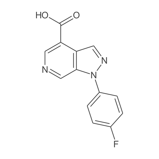 1-(4-氟苯基)-1H吡唑并[3,4-c]吡啶-4-羧酸