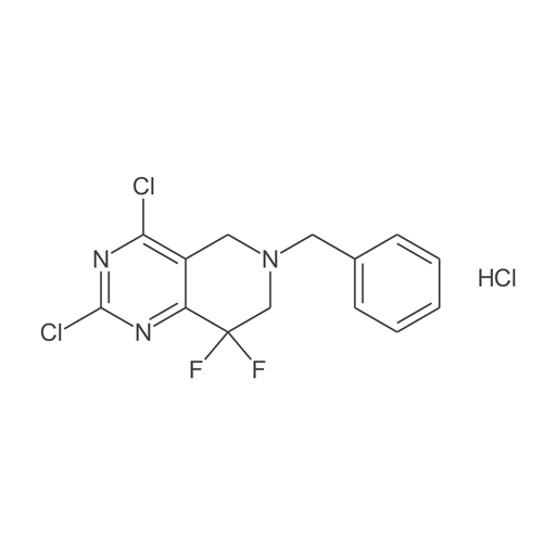 6-苄基-2,4-二氯-8,8-二氟-5,6,7,8-四氢吡啶并[4,3-d]嘧啶盐酸盐