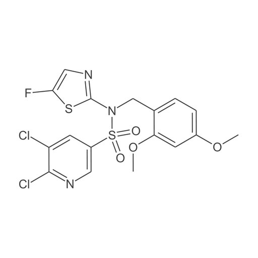 5,6-二氯-N-(2,4-二甲氧基苄基)-N-(5-氟噻唑-2-基)吡啶-3-磺酰胺