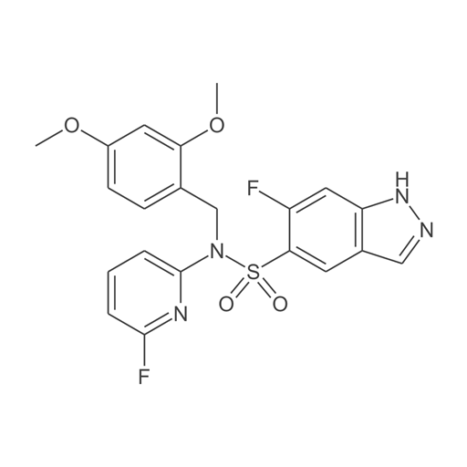 N-(2,4-二甲氧基苄基)-6-氟-N-(6-氟吡啶-2-基)-1H-吲唑-5-磺酰胺