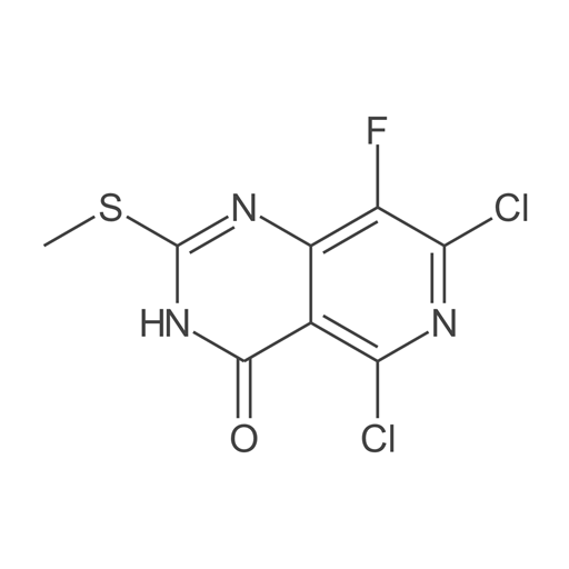 5,7-二氯-8-氟-2-(甲硫基)吡啶并[4,3-d]嘧啶-4(1H)-酮