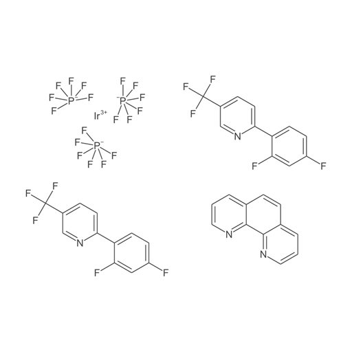 二[2-(2,4-二氟苯基)-5-三氟甲基吡啶][1,10-菲罗啉]铱二(六氟磷酸)盐