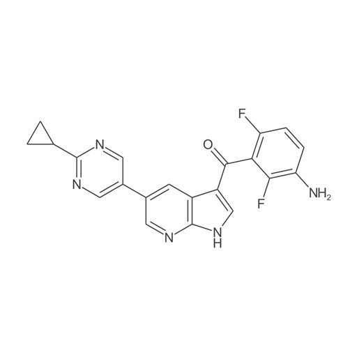 (3-氨基-2,6-二氟苯基)(5-(2-环丙基嘧啶-5-基)-1H-吡咯并[2,3-b]吡啶-3-基)甲酮