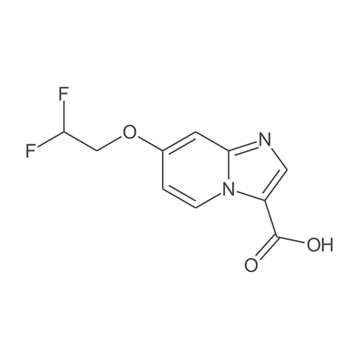 7-(2,2-二氟乙氧基)咪唑并[1,2-A]吡啶-3-羧酸