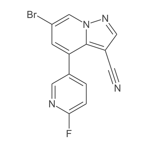 6-溴-4-(6-氟吡啶-3-基)吡唑[1,5-a]吡啶-3-碳腈