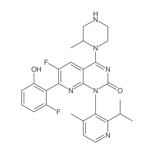 (1R)-6-氟-7-(2-氟-6-羟基苯基)-1-(2-异丙基-4-甲基吡啶-3-基)-4-((S)-2-甲基哌嗪-1-基)吡啶[2,3-d]嘧啶-2(1H)-酮
