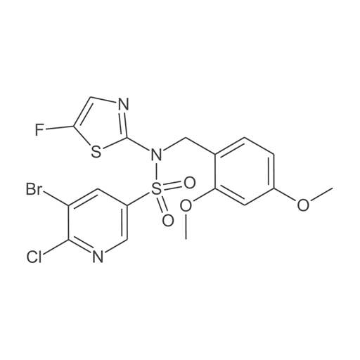5-溴-6-氯-N-（2,4-二甲氧基苄基）-N-（5-氟噻唑-2-基）吡啶-3-磺酰胺