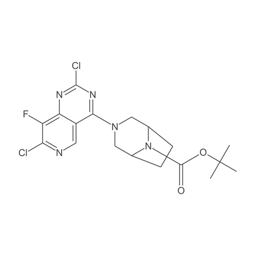 3-(2,7-二氯-8-氟吡啶并[4,3-d]嘧啶-4-基)-3,8-二氮杂双环[3.2.1]辛烷-8-羧酸叔丁酯
