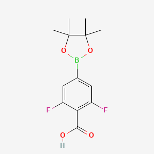 2,6-二氟-4-(4,4,5,5-四甲基-1,3,2-二噁硼烷-2-基)苯甲酸