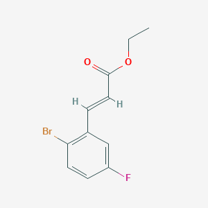 乙基(E)-3-(2-溴-5-氟苯基)丙烯酸酯