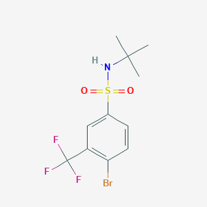 4-溴-N-(叔丁基)-3-(三氟甲基)苯磺酰胺