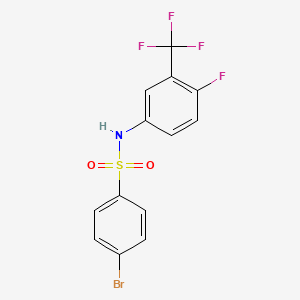 4-溴-N-(4-氟-3-(三氟甲基)苯基)苯磺酰胺