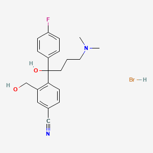 4-(4-(二甲基氨基)-1-(4-氟苯基)-1-羟丁基)-3-(羟甲基)苯腈氢溴酸盐
