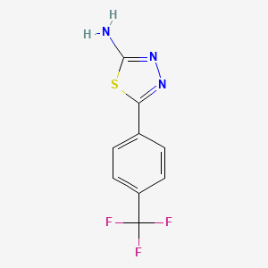 5-[4-(三氟甲基)苯基]-1,3,4-噻二唑-2-胺