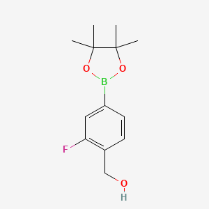 (2-氟-4-(4,4,5,5-四甲基-1,3,2-二氧杂硼杂环戊烷-2-基)苯基)甲醇