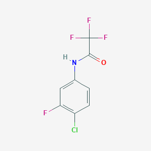 N-(4-氯-3-氟苯基)-2,2,2-三氟乙酰胺