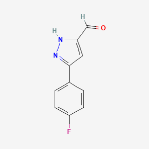 5-(4-氟苯基)-1H-吡唑-3-碳醛
