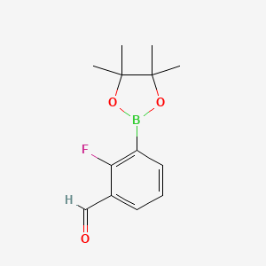 2-氟-3-(4,4,5,5-四甲基-1,3,2-二氧硼杂环戊烷-2-基)苯甲醛